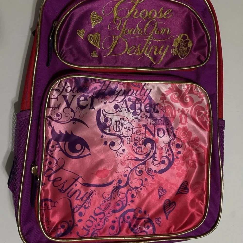 Ever After High Purse Large Backpack 16 Tall, New With Tag! - Picture 1 of 3